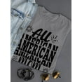 thumbnail image 3 of All American Mom Fireworks T-Shirt Women -Image by Shutterstock, Female Medium, 3 of 4