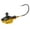 Gold, variant on Dr.Fish 10pcs Swimbait Jig Heads Flat Jigs 3D Eyes High Carbon Steel Hooks Saltwater