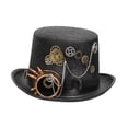 thumbnail image 1 of Sombrero de copa Steampunk Salvador Disfraz Gótico Rústico 60-61cm, 1 of 10