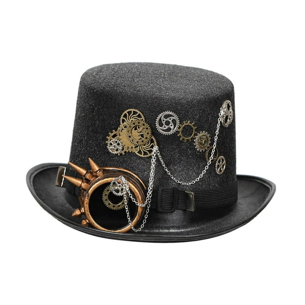 Sombreros Steampunk, diadema gótica rústica para disfraz de cosplay de mascarada. 60-61cm
