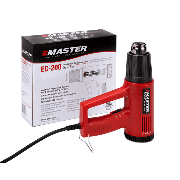 Master Appliance EC-200 EC-200 Variable Temperature Heat Gun & Kit MRA-EC-200