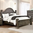 thumbnail image 4 of Furniture of America Charo Traditional Wood Eastern King Panel Bed in Gray, 4 of 5