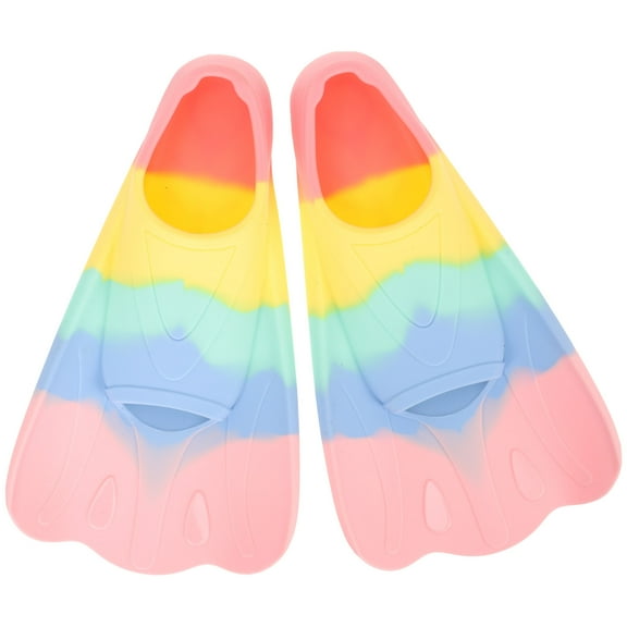 OUNONA  Children's Swimming Fins Flippers for Diving Kids