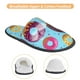 thumbnail image 3 of Fotbe Donuts Pantuflas Peludas para Mujer con Estampado, Zapatillas de Peluche, Zapatos de Invierno para Casa, Uso Interior y Exterior-Medium, 3 of 8