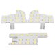 thumbnail image 3 of Juego de 3 piezas 48SMD 39LEDs Luz de lectura interior del automóvil 12V 5W Blanco 8000LM Lámparas de techo de repuesto para CRV 2017+, 3 of 10