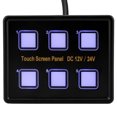 thumbnail image 4 of Panneau de Commutateur d'Écran Tactile, Panneau de Commutateur de Commande de Voiture de Protection LED pour UTVs pour Bateaux, 4 of 8