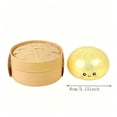 thumbnail image 3 of YiJuHui Slow Rising Squishy Toy, Bao Bun Stress Relief Fidget Toy for Anxiety, Soft Glitter Sensory Squeeze Ball, Kawaii Desk Toy for Adults Office Home Relaxation, 3 of 6