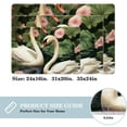 thumbnail image 2 of Swan Non-Slip Polyester Indoor/Outdoor Carpet Game Mat Bath Rugs Machine Washable, 2 of 6