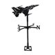 thumbnail image 2 of Veleta Meteorológica de Jardín DYNWAVEMX Veleta de Metal Negro Acero Inoxidable, 2 of 8