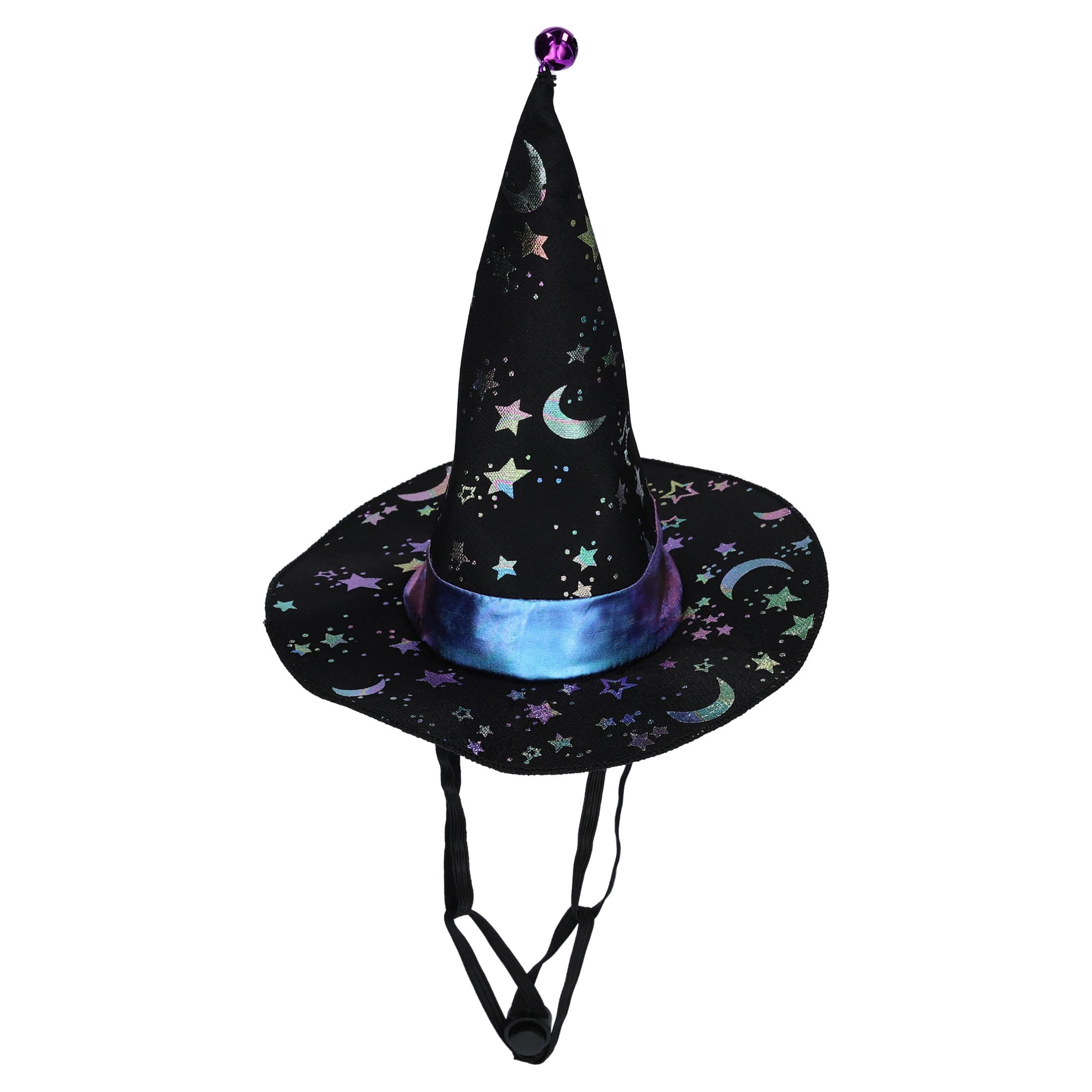 Vibrant Life Halloween Witch's Hat Costume for Dogs, Black, M/L