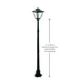 thumbnail image 3 of Black Aluminum Elegante Solar Lamp- 2 Pack, 3 of 9