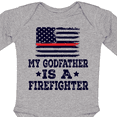thumbnail image 4 of Inktastic Firefighter Godfather Fireman Boys or Girls Long Sleeve Baby Bodysuit, 4 of 5