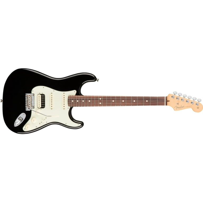 Fender American Professional Stratocaster Shawbucker Guitar (Black, Rosewood Fretboard)