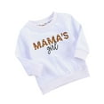 thumbnail image 2 of Bebiullo Toddler Baby Girls Mamas Girl Pullover Sweatshirt Tops Fall Outfit Casual, 2 of 3
