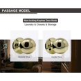 thumbnail image 2 of Entry Door knob with Lock  One Key-Way Entrance Door Knob Entry with Key Handle   Ball (Entry with Key  Polished Brass), 2 of 7