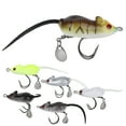 thumbnail image 3 of 6 señuelos de pesca de rana artificial con lentejuelas de 5,5 cm/10,5 g, cebos duros con anzuelos, accesorios para aparejos de pesca., 3 of 14