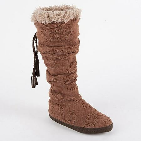 MUK LUKS Women's Winona Texture Cuff Slipper Boots