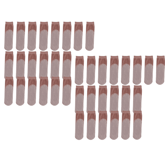 Ankle high clear nylon socks soft tights to strengthen the toes