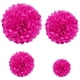 thumbnail image 2 of Advancent papel rojo de Rose Pom Pom de 7.8inch para las decoraciones de las flores de papel de la fiesta de cumpleaños Kits de decoración para fiestas Rosa roja 10 pulgadas, 2 of 6