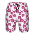 thumbnail image 3 of Fuzoiu Orchids Flowers Print Men's Beach Shorts,Men's Swim Trunks,Quick Dry Board Shorts with Pockets,Men's Bathing Suits for Surfing, Running, and Casual Wear-Small, 3 of 6