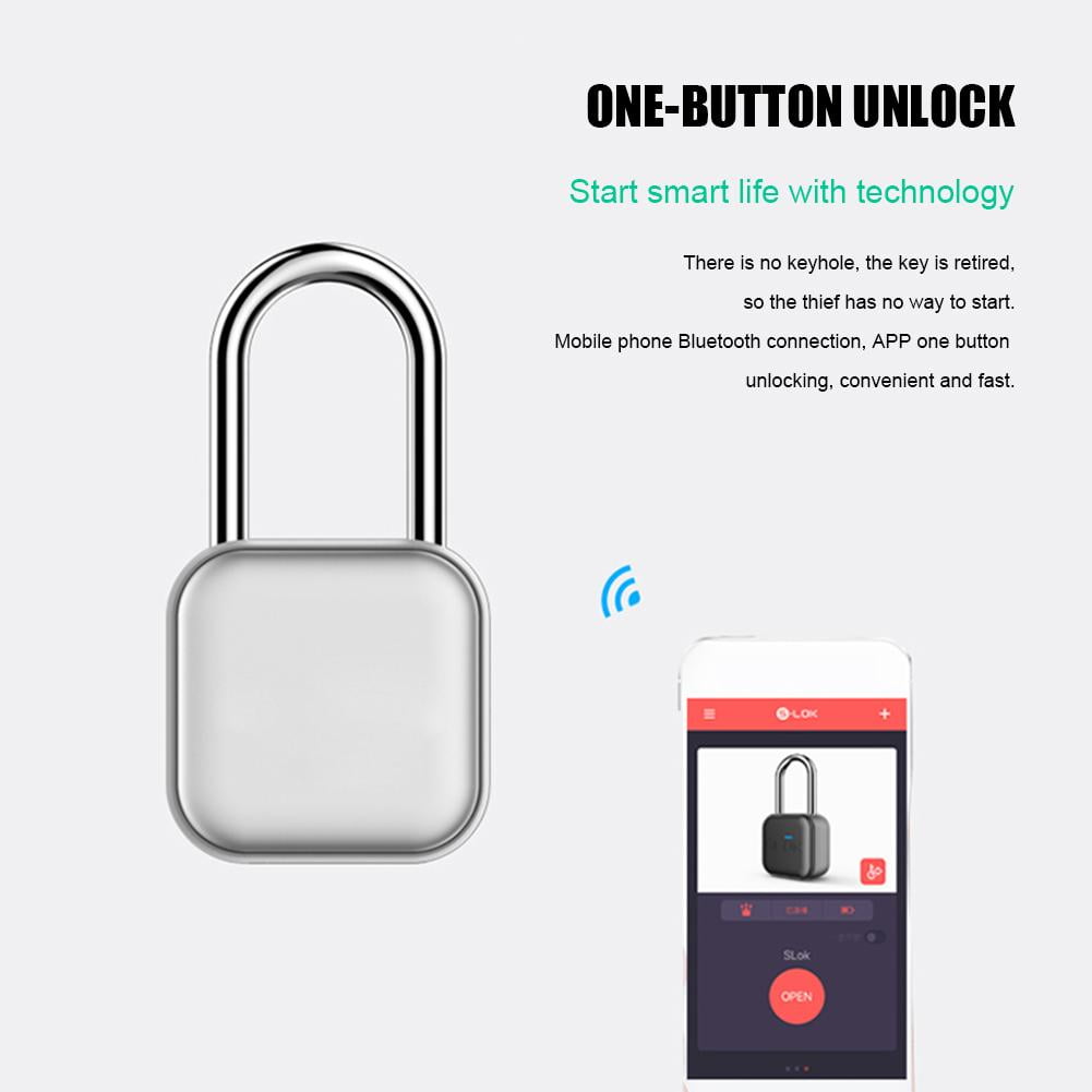 Metal Smart lock antillave Bluetooth candado lock app control
