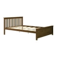 thumbnail image 3 of Max & Lily Queen Bed Frame, Solid Wood Platform Bed with Slatted Headboard for Kids, 3 of 9