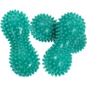 3pcs Massage Peanut Balls Electric Rollers Electric Foot Massagers Mini Tools Trigger Point Peanut Roller Peanut Massage Sole Trigger Massager Massaging Balls Massage Ball PVC Ball