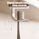 thumbnail image 4 of Porta Cepillos de Dientes de Pared con Gancho, Plástico Blanco, Instalación sin Taladro, Diseño con Inclinación de 10° Hacia Adentro para Almacenamiento Seguro, Estructura Ventilada para Secado por, 4 of 6
