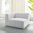 thumbnail image 1 of Modway Bartlett Fauteuil Rembourré à Accoudoir Gauche, Ivoire, 1 of 9