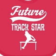 thumbnail image 4 of Inktastic Future Track Star Girls Sports Girls Baby Bib, 4 of 4