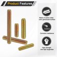 thumbnail image 3 of 16 Pack Fully All Threaded Rod 1/4" Thread, 3-1/2" Length, Thread Screw, 3 of 5