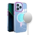 thumbnail image 4 of For iPhone 14 PRO MAX Case Magnetic Ring Clear Cover with Matching Trim Color, 4 of 4