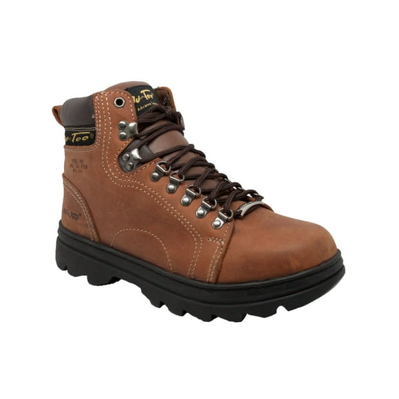 Men's 6" Steel Toe Hiker Brown, Size - 7.5