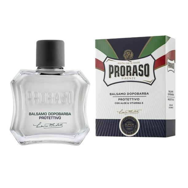 Bálsamo para después del afeitado Proraso, protector hidratante, 100 ml, piel seca