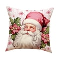thumbnail image 2 of Fundas de almohadas,Fundas de almohadas navideñas Navidad de invierno,Funda de cojín navideña Patrón de ,Funda de almohada decorativa Decoraciones navideñas,Tiro interior para, 2 of 8