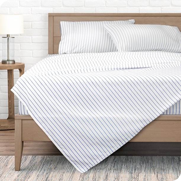 Bare Home Microfiber Bed Sheet Set, 4 Piece, Hotel Style Deep Pocket