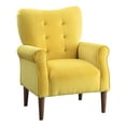 thumbnail image 2 of OakvillePark Primrose Wingback Chair, Yellow, 2 of 7