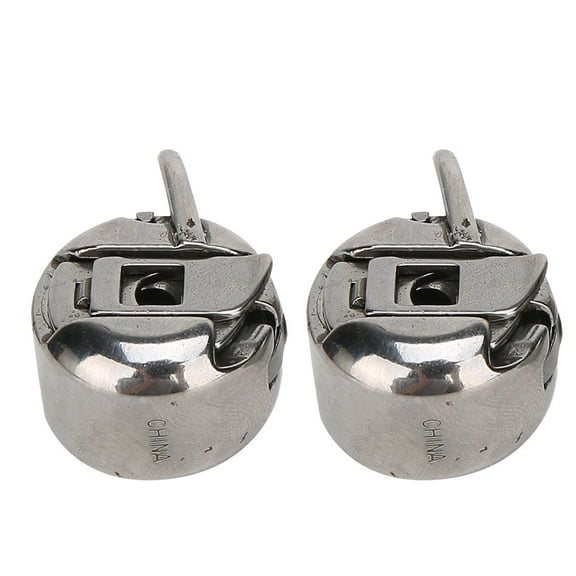2 Pieces Set, Compatible with Singer Metal Reverse Bobbin Cases for Household Sewing Machines
