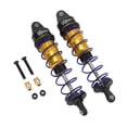 thumbnail image 2 of RC , Adjustable RC Aluminum Alloy Damper High Elastic Spring 2pcs Removable With Brass Ball Head For Rough Road Red,Dark Blue,Gold, 2 of 8