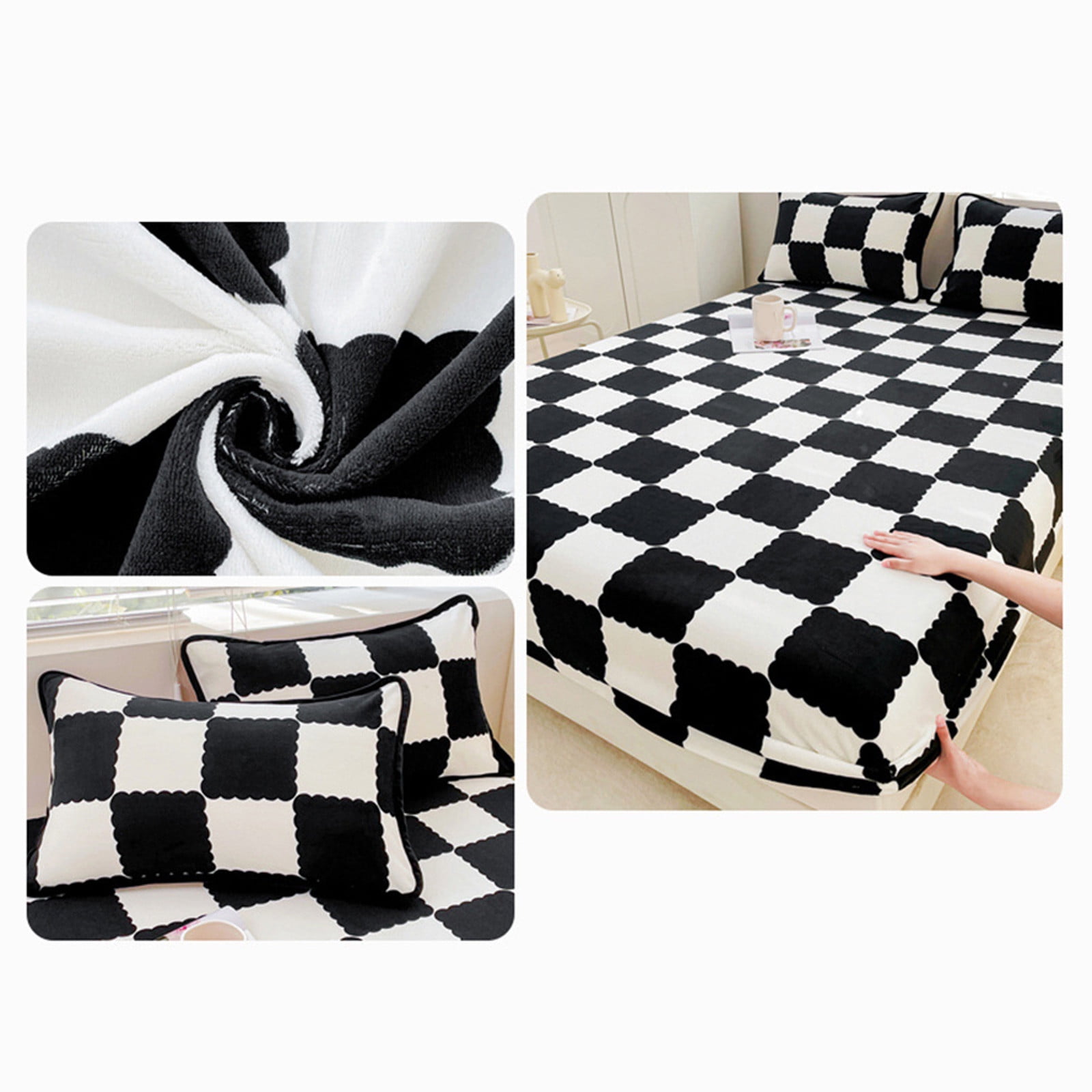 Hmgxay Fitted Sheet, Bed Mattress Protector, Cotton Quilted Cover, Non-Slip Breathable Bed Liner(47.2x78.7 Inches)