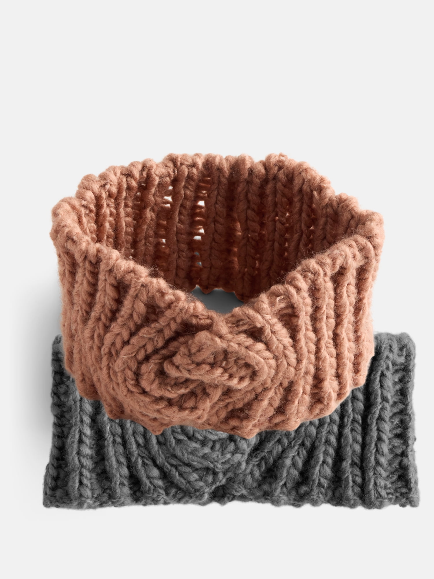 Scenario Women's Chunky Textured Headband, One Size Fits Most, Root Beer