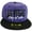 Purple/Black, variant on Las Vegas City of Sin Adult Size Snapback Baseball Cap (Black/Gold)