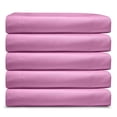 thumbnail image 4 of Clara Clark RV/Short Queen 6-Piece Bed Set for Campers - Deep Pocket Fitted Sheet Luxury Soft Microfiber, Light Pink, 4 of 6
