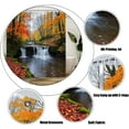 thumbnail image 3 of Fall Waterfall Shower Curtain Autumn Maple Leaves Forest Trees Jungle Country Nature Landscape Scenery Fabric Bathroom Decor Curtain with Hooks-72"W x 72"L (Pack of 1), 3 of 7