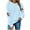 #195-Light Blue, variant on Neewe Womens Oversized Sweatshirts Hoodies Thanksgiving Day Crewneck Sweaters Casual Tops Comfy Fall Fashion Outfits Winter Clothes 2025