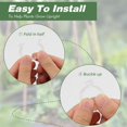 thumbnail image 4 of Blanco - 100 piezas Pinzas para tomates, pinzas para plantas, pinzas para enredaderas, pinzas para jardín, pinzas de plástico para verduras, plantas, tomates, 4 of 5