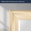 thumbnail image 6 of Head West Traditional Brushed Nickel Framed Wall Vanity Mirror - 18" x 29.5", 6 of 10