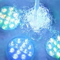 thumbnail image 4 of 4 Pcs Submersible LED Light with Remote Control Color Changing Lighting for Water Feature Vase Base, Spa, Aquarium, Pond, Pool, Garden, 4 of 5