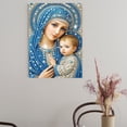 thumbnail image 2 of Diamond Art Kit Virgin Mary And Child Religious Rhinestone Canvas Craft For Home Decor, 2 of 7