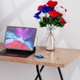 thumbnail image 5 of Patriotic Faux Floral Bouquet, Red White Blue Artificial Bouquet, Independence Day Fake Flowers, Fourth Of July Floral Arrangement, Patriotic Home Decor Bouquet, 5 of 7